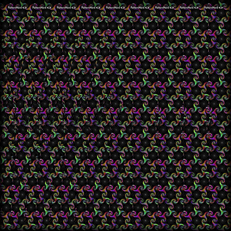 This is a diverging or parallel-view stereogram.